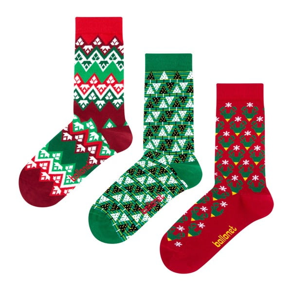 Podarunkowy zestaw skarpet Ballonet Socks Christmas Time, rozmiar 41-46