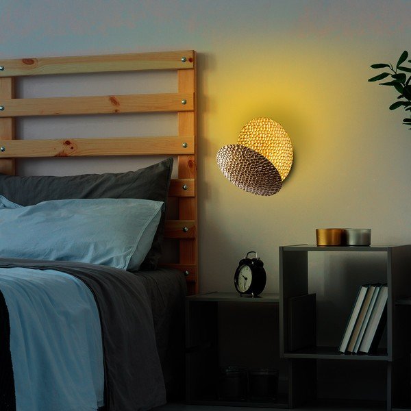 Kinkiet LED w kolorze złota ø 21 cm Yosma – Opviq lights-image-2