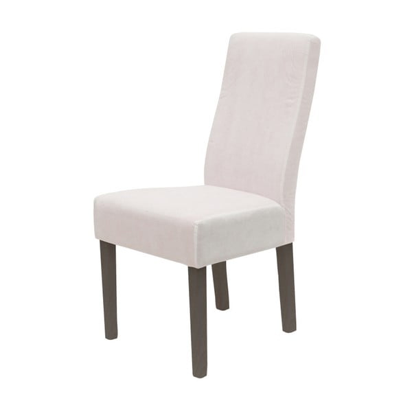 Białe krzesło z szarymi nogami Canett Titus