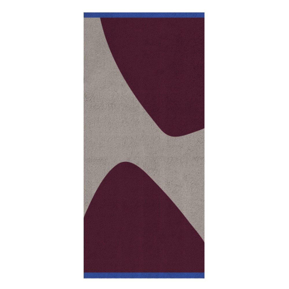 Bordowy/szary dywan 70x150 cm Rocks – Mette Ditmer Denmark