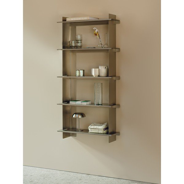Wielopoziomowa półka ze stali nierdzewnej w kolorze srebra 70 cm Tivo Shelving Unit - 5-tier – noo.ma-image-2