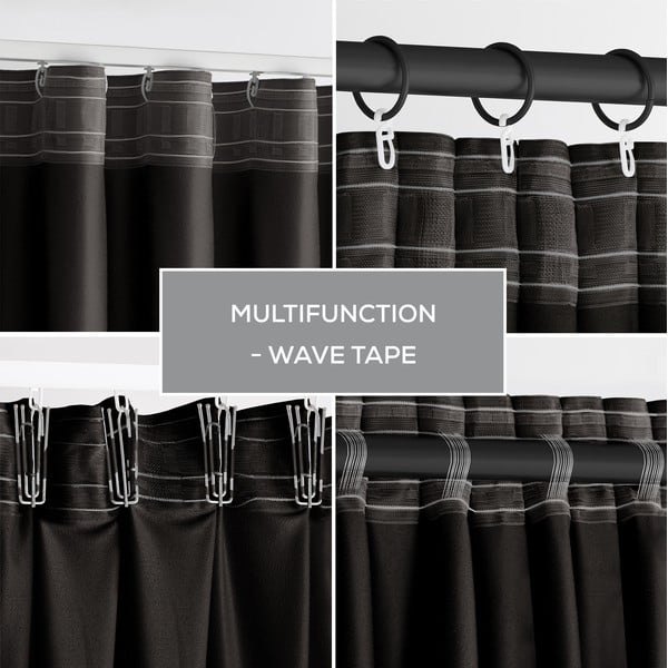 Czarna aksamitna zasłona częściowo zaciemniająca (dimout) 140x270 cm – Restilo-image-4