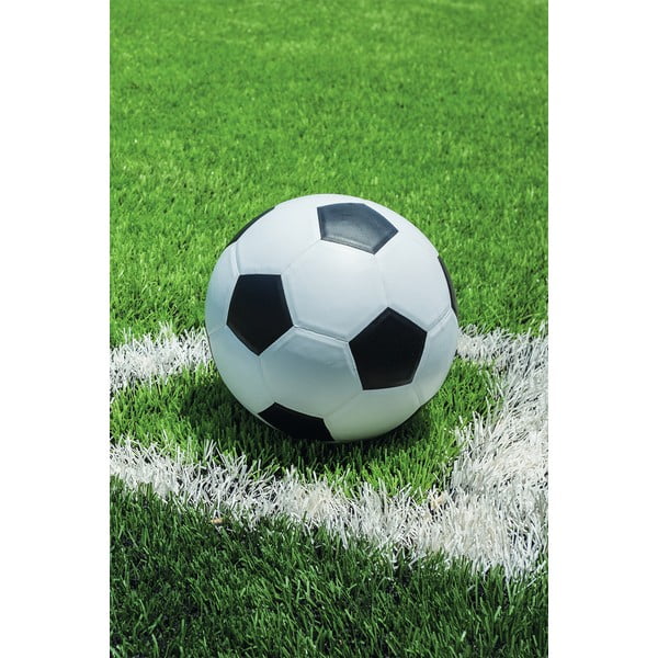 Zielony polarowy koc dziecięcy 100x150 cm Football – Jerry Fabrics