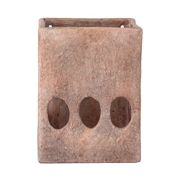 Brązowy lampion z terakoty Bloomingville Ora, wys. 20 cm-image-2