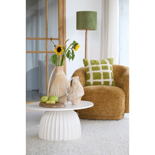 Metalowy okrągły stolik ø 70 cm Veglia – Light & Living-image-1