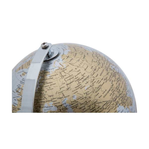 Dekoracja na stół w kolorze srebrno-złotym Mauro Ferretti Globe, wys. 28 cm-image-4