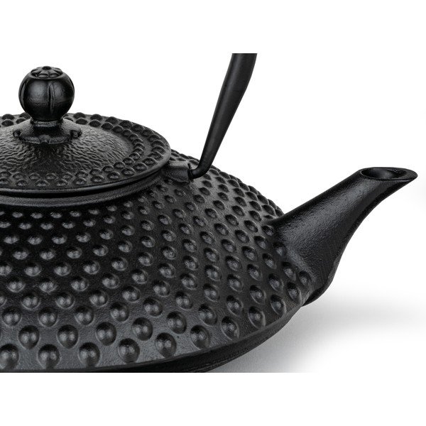 Czarny żeliwny dzbanek do herbaty z sitkiem 1,25 l Xilin – Bredemeijer-image-2