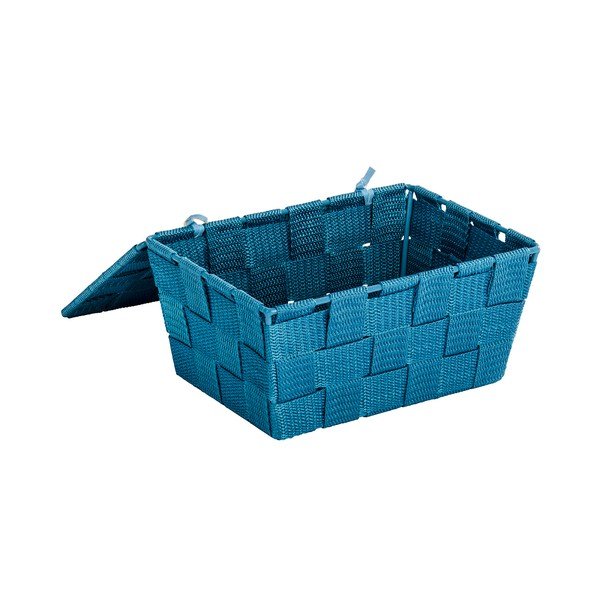 Ciemnoturkusowy koszyk zamykany Wenko Adria-image-1