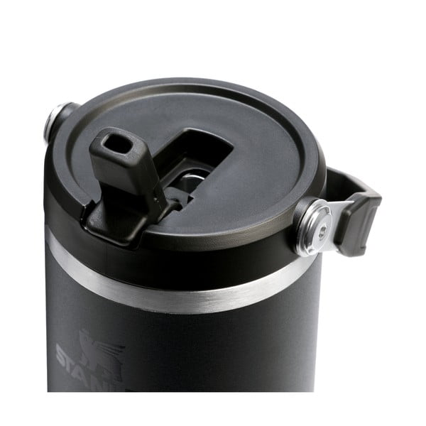 Czarny termos ze stali nierdzewnej 890 ml IceFlow™ Flip Straw 2.0 Tumbler Black – Stanley-image-2
