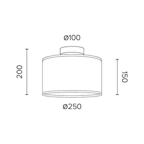Lampa sufitowa z kloszem z forniru dębowego Sotto Luce TSURI S, ø 25 cm-image-2