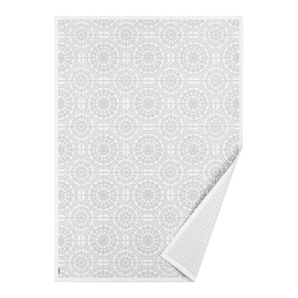 Biały wzorowany dwustronny dywan Narma Raadi, 230x160 cm