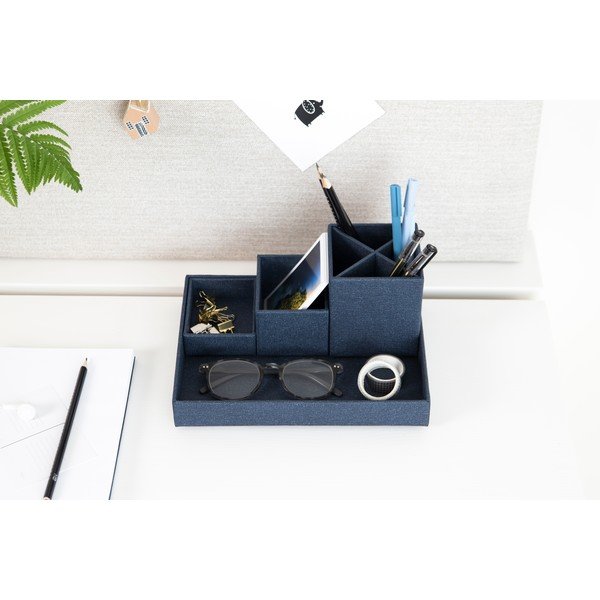 Ciemnoniebieski 4-częściowy przybornik Bigso Box of Sweden Lena-image-1