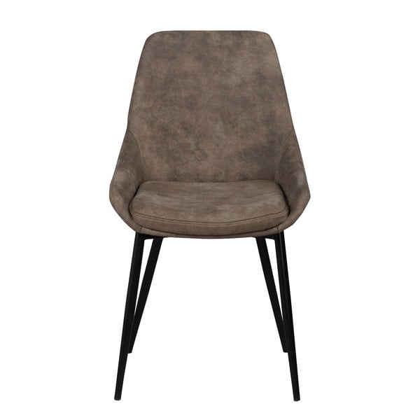 Brązowe krzesła zestaw 2 szt. Sierra – Rowico-image-2