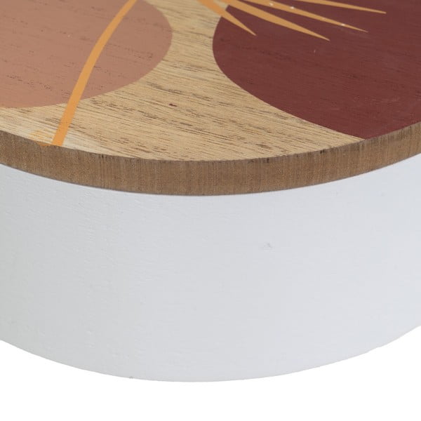 Pojemniki dekoracyjne z pokrywką zestaw 2 szt. ø 17x6,5 cm – Casa Selección-image-3