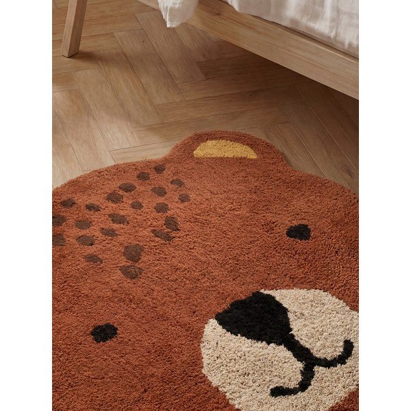 Brązowy bawełniany dywan dziecięcy odpowiedni do prania/tkany ręcznie 120x149 cm Snuggle Berry – Hanse Home-image-3