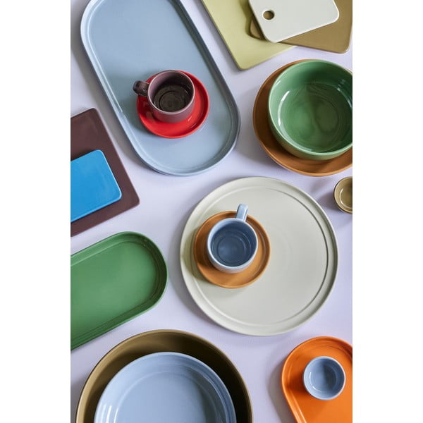 Jasnoniebiesko-brązowa kamionkowa filiżanka Amare – Hübsch-image-2