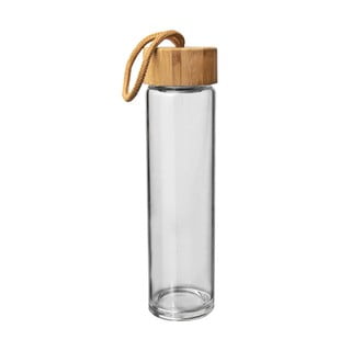 Szklana butelka na wodę z bambusową pokrywką Orion, 500 ml