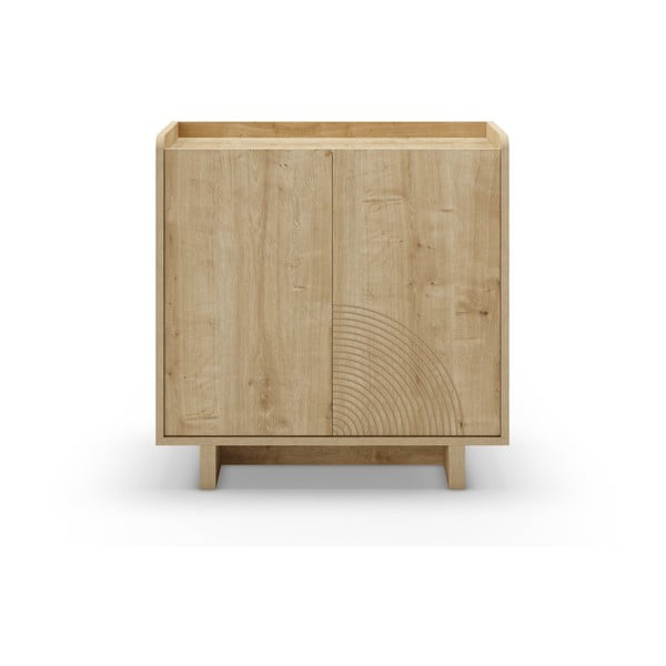 Szafka w dekorze dębu w naturalnym kolorze 80x80x40 cm Daira – Marckeric