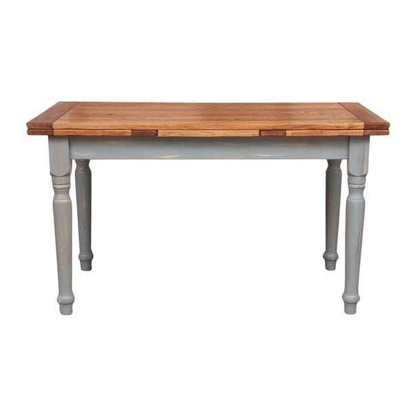 Drewniany stół składany z szarą konstrukcją Biscottini Tendy, 160x90 cm