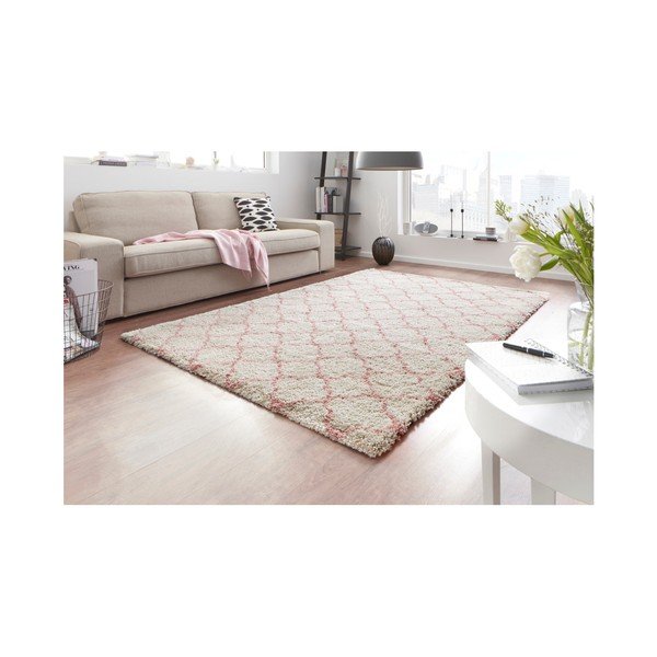 Kremowo-różowy dywan Mint Rugs Grace Creme Rose, 200x290 cm-image-2