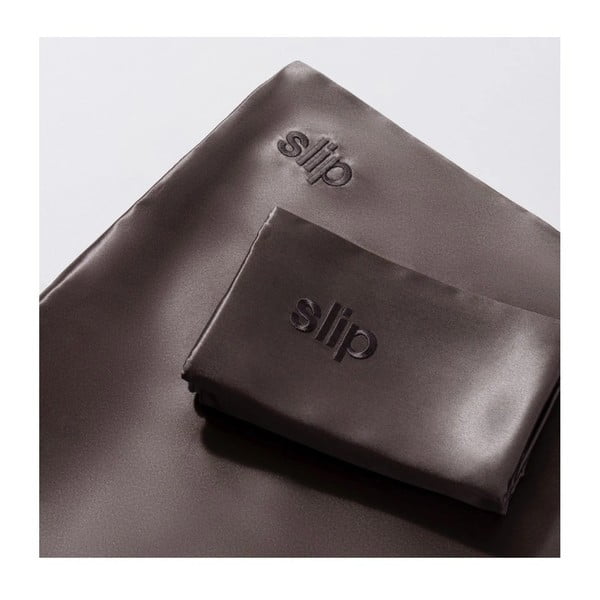 Jedwabna poszewka na poduszkę 51x76 cm Charcoal – slip-image-3