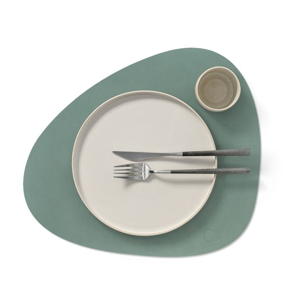 Mata stołowa ze skóry ekologicznej 37x44 cm Curve L Nupo – LIND DNA-image-2