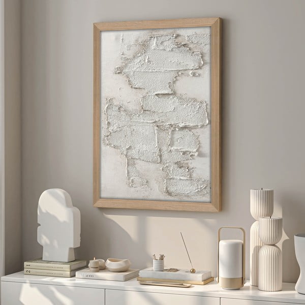 Ręcznie malowany obraz 32,5x42,5 cm White rock – Malerifabrikken-image-1