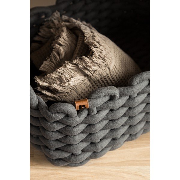 Tekstylny koszyk 35x25x14 cm Peach Skin M – Bigso-image-2