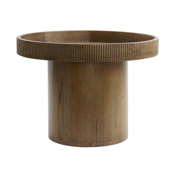 Okrągły stolik z litego drewna mango ø 60 cm Kalomo – Light & Living