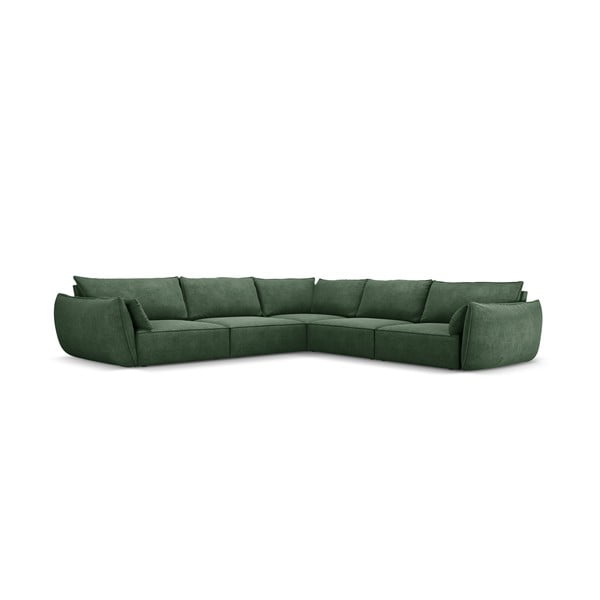 Ciemnozielony narożnik (róg zmienny) Vanda – Mazzini Sofas-image-2