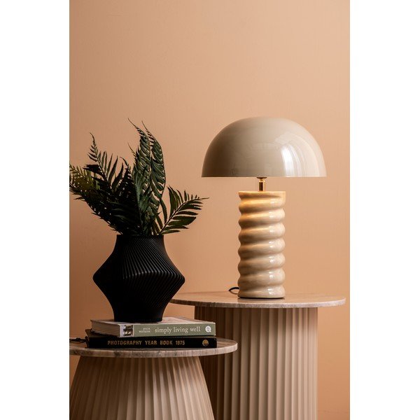 Szara lampa stołowa (wysokość 45 cm) Gracio  – Leitmotiv-image-1