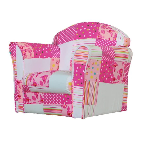 Minifotel dziecięcy  Pink Patchwork-image-1