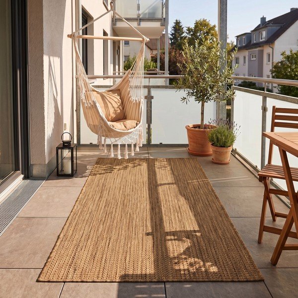 Brązowy dywan odpowiedni na zewnątrz 80x150 cm Mira 1450 – Ayyildiz Carpets-image-1