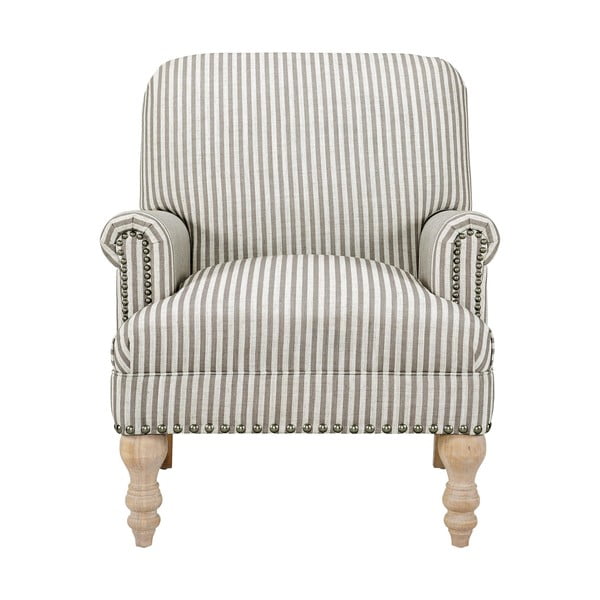 Beżowy lniany fotel Jaya – Støraa-image-1