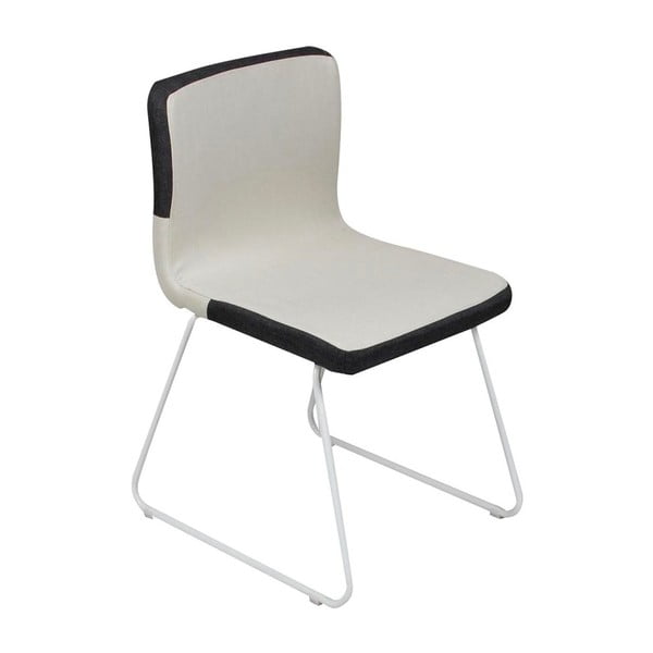Czarno-beżowe krzesło Eve