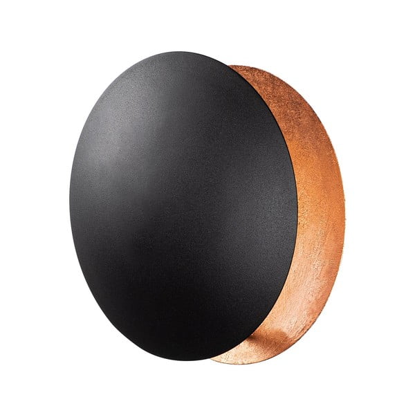 Czarny/w kolorze miedzi kinkiet LED ø 25 cm Yosma – Opviq lights-image-4