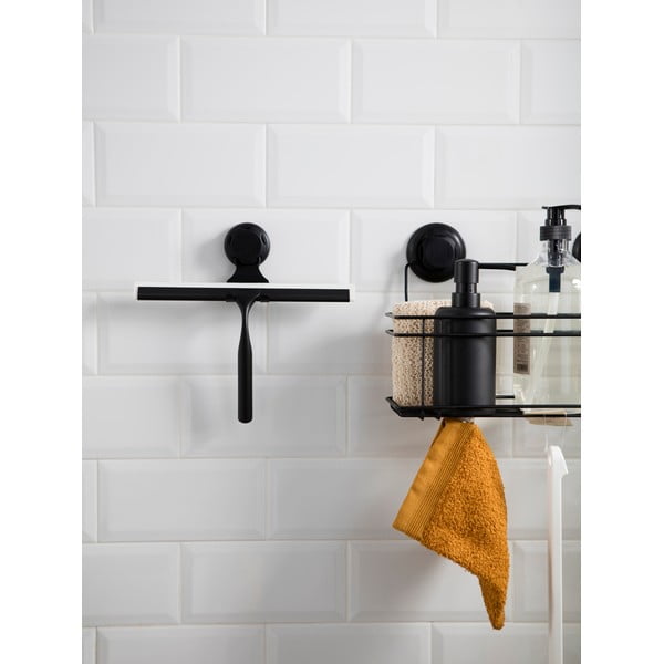 Czarna samoprzylepna ściągaczka do szyb Compactor Bestlock Black Double Hook Squeegee-image-3