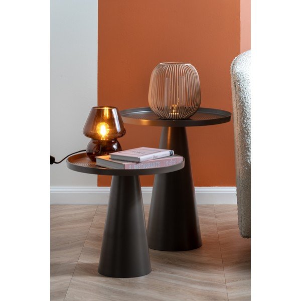 Czarny metalowy stolik Leitmotiv Force, wys. 48,5 cm-image-1