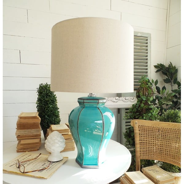 Lampa stołowa Park Turquoise