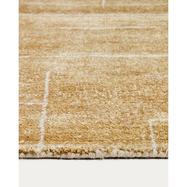 Musztardowy dywan tkany ręcznie 160x230 cm Eloda – Kave Home-image-3