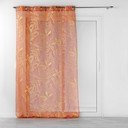 Pomarańczowa firanka z woalu 140x280 cm Belflor – douceur d'intérieur