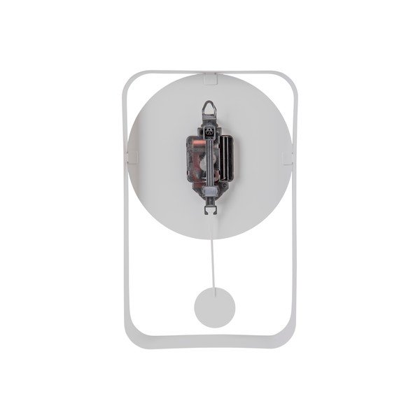 Biały zegar ścienny z wahadłem Karlsson Charm, wys. 32,5 cm-image-3
