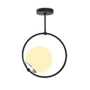 Czarna lampa wisząca ze szklanym kloszem Chandelier – Opviq lights