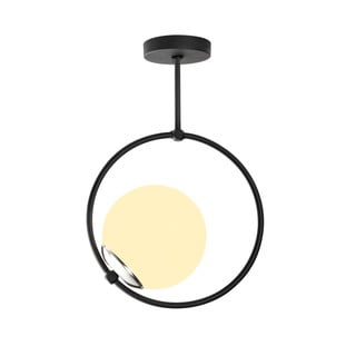 Czarna metalowa lampa wisząca Opviq lights Erasto