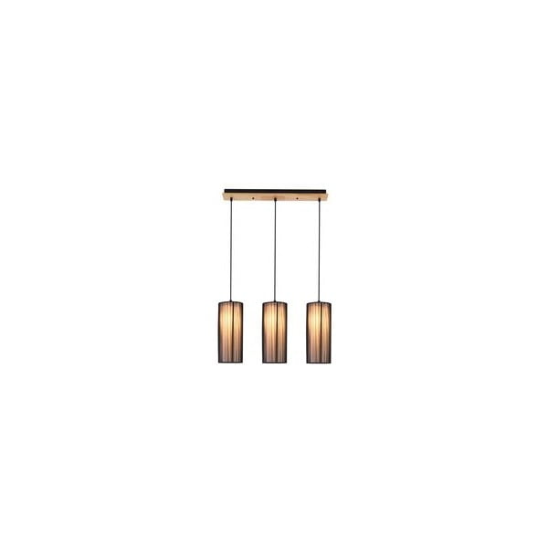 Lampa wisząca z tekstylnym kloszem Kioto – Candellux Lighting-image-2