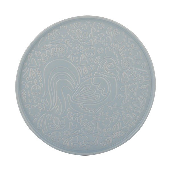 Szaroniebieski ceramiczny talerz do serwowania ø 30 cm Home to Roost – Mason Cash