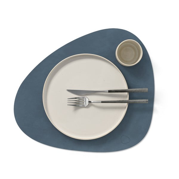 Mata stołowa ze skóry ekologicznej 37x44 cm Curve L Double Nupo – LIND DNA-image-3