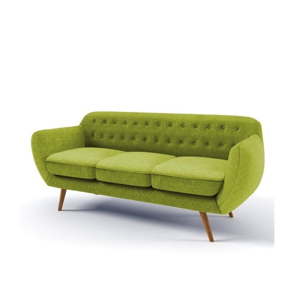 Zielona sofa trzyosobowa Wintech Indigo