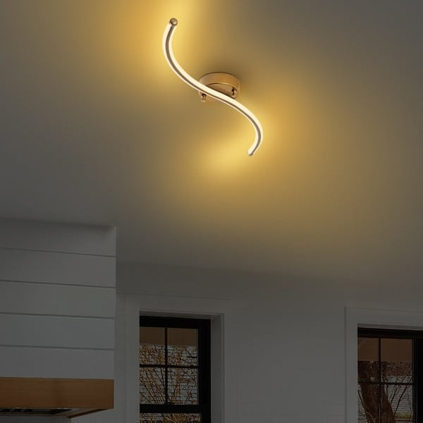 Lampa sufitowa LED w kolorze złota 10x67 cm Yilan – Opviq lights-image-1