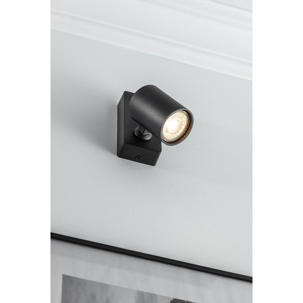 Czarna lampa punktowa ø 6 cm Santo – GTV-image-1
